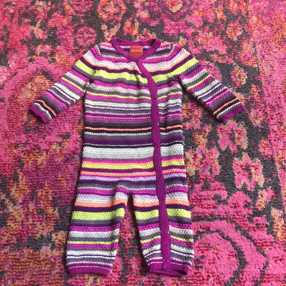 Missoni for Target 3-6m purple onesie